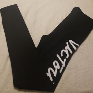 Vs fold over cotton legging